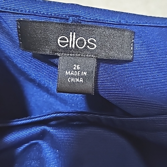 Ellos Blue Dress Plus Size 26 - Picture 2 of 3